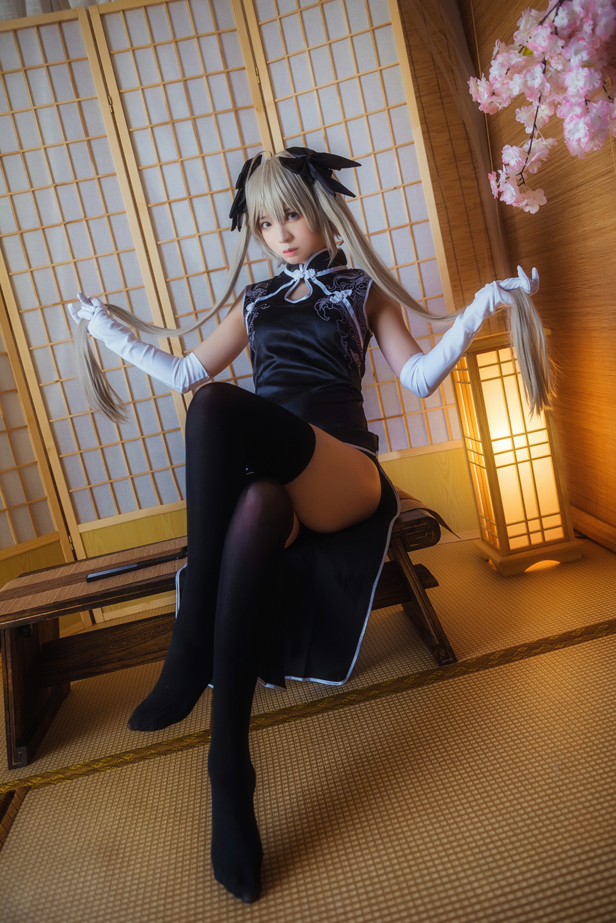 图片[15]-疯猫ss -穹妹旗袍 – COSPLAY-小爱·美女部落