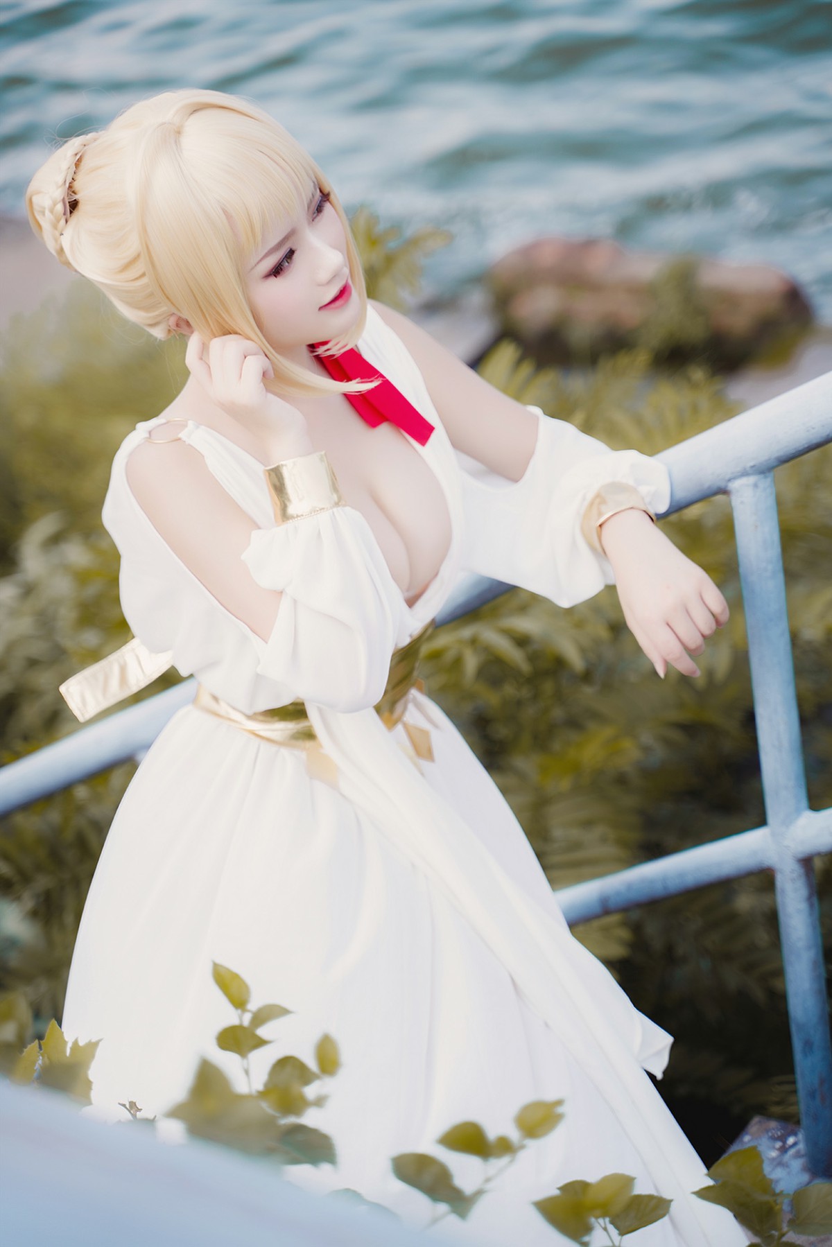 图片[16]-甜美女神 白裙飘逸难以抵挡的诱惑 – COSPLAY-小爱·美女部落