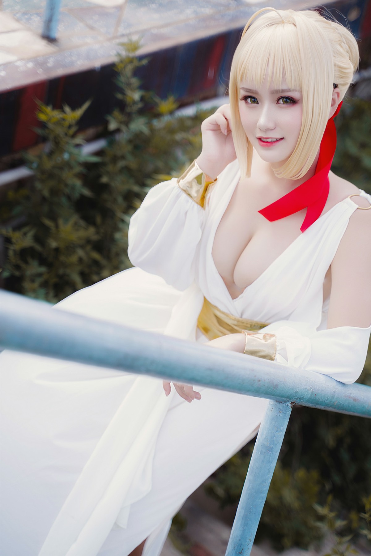 图片[17]-甜美女神 白裙飘逸难以抵挡的诱惑 – COSPLAY-小爱·美女部落