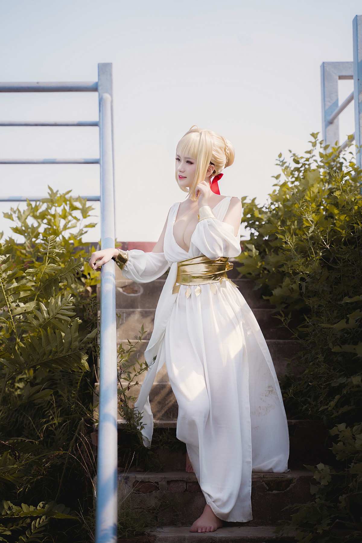 图片[18]-甜美女神 白裙飘逸难以抵挡的诱惑 – COSPLAY-小爱·美女部落