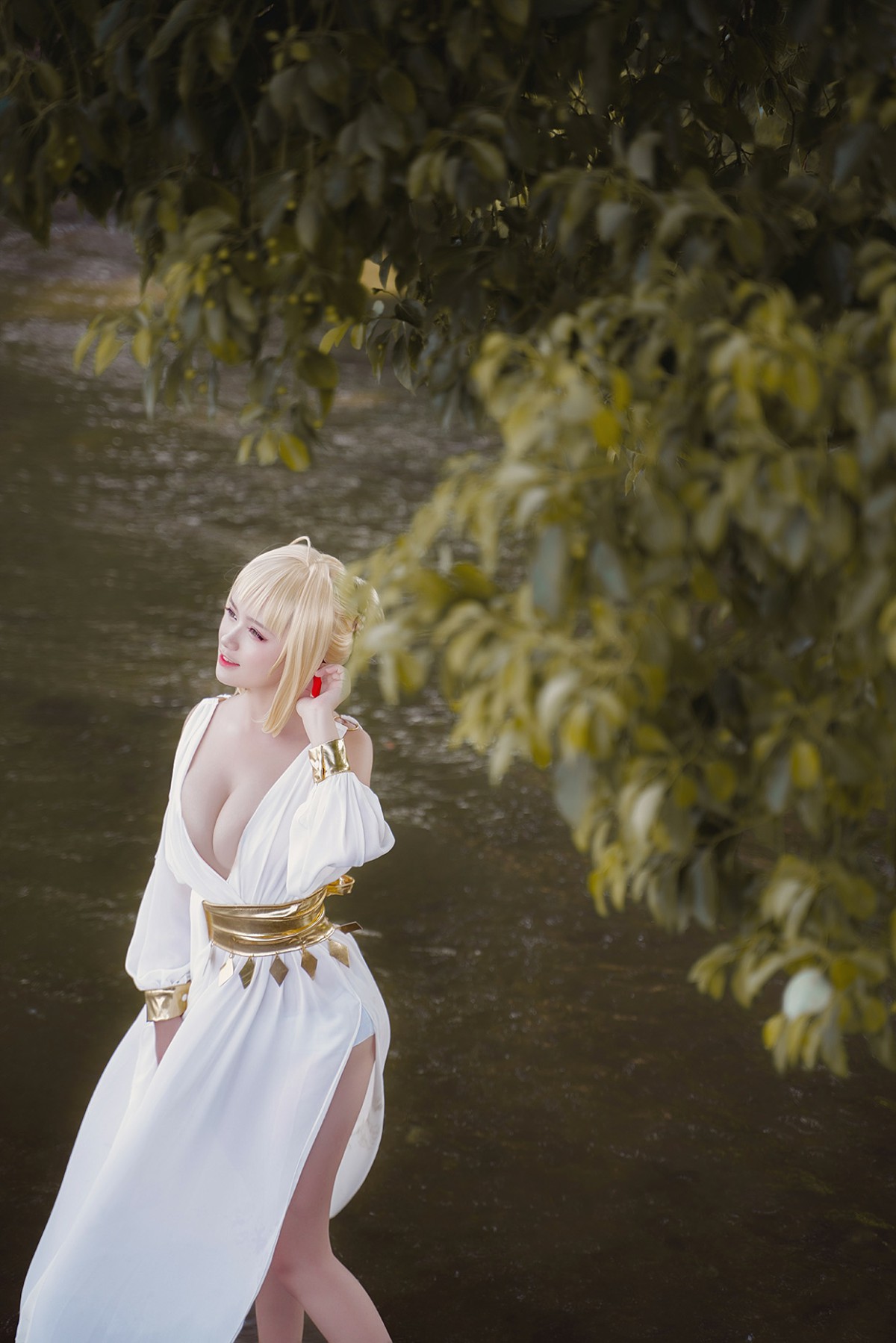 图片[22]-甜美女神 白裙飘逸难以抵挡的诱惑 – COSPLAY-小爱·美女部落