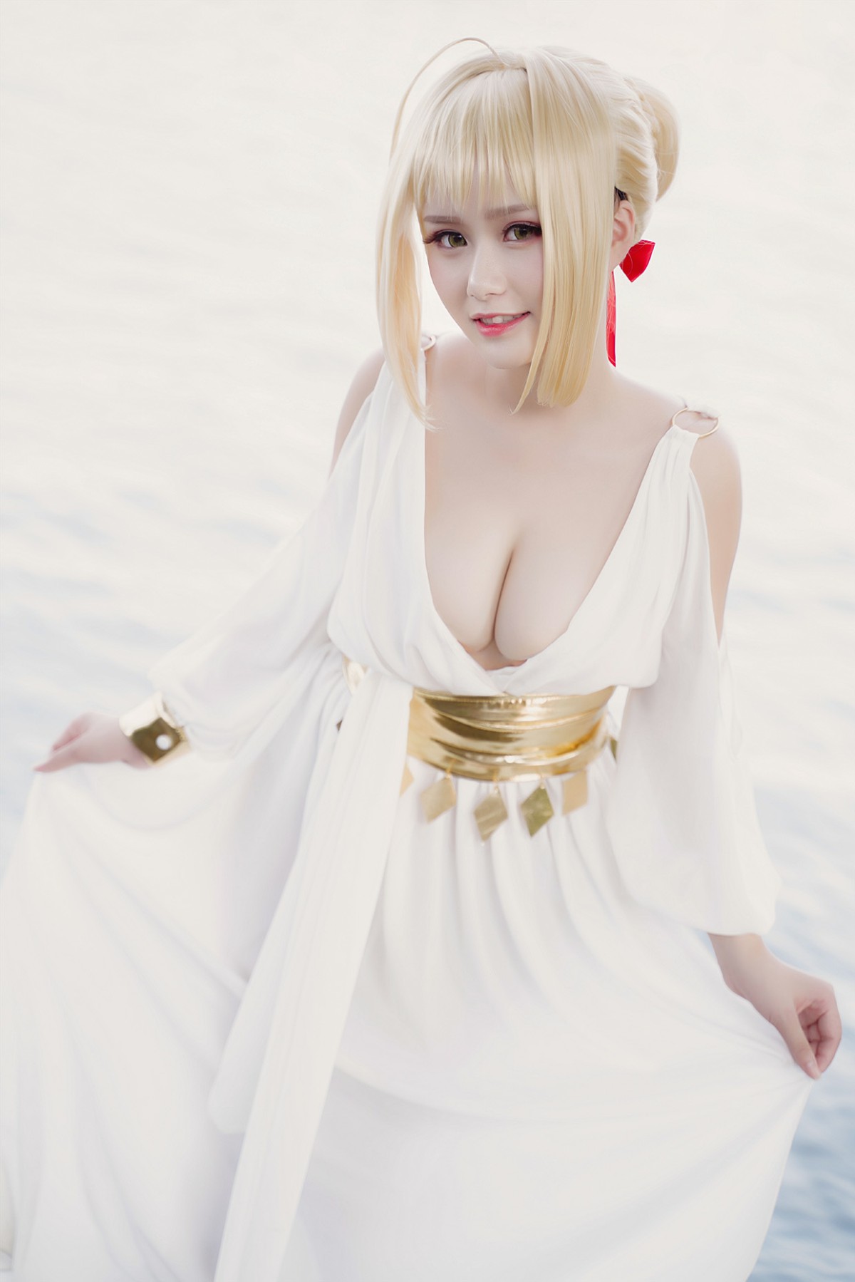 图片[24]-甜美女神 白裙飘逸难以抵挡的诱惑 – COSPLAY-小爱·美女部落