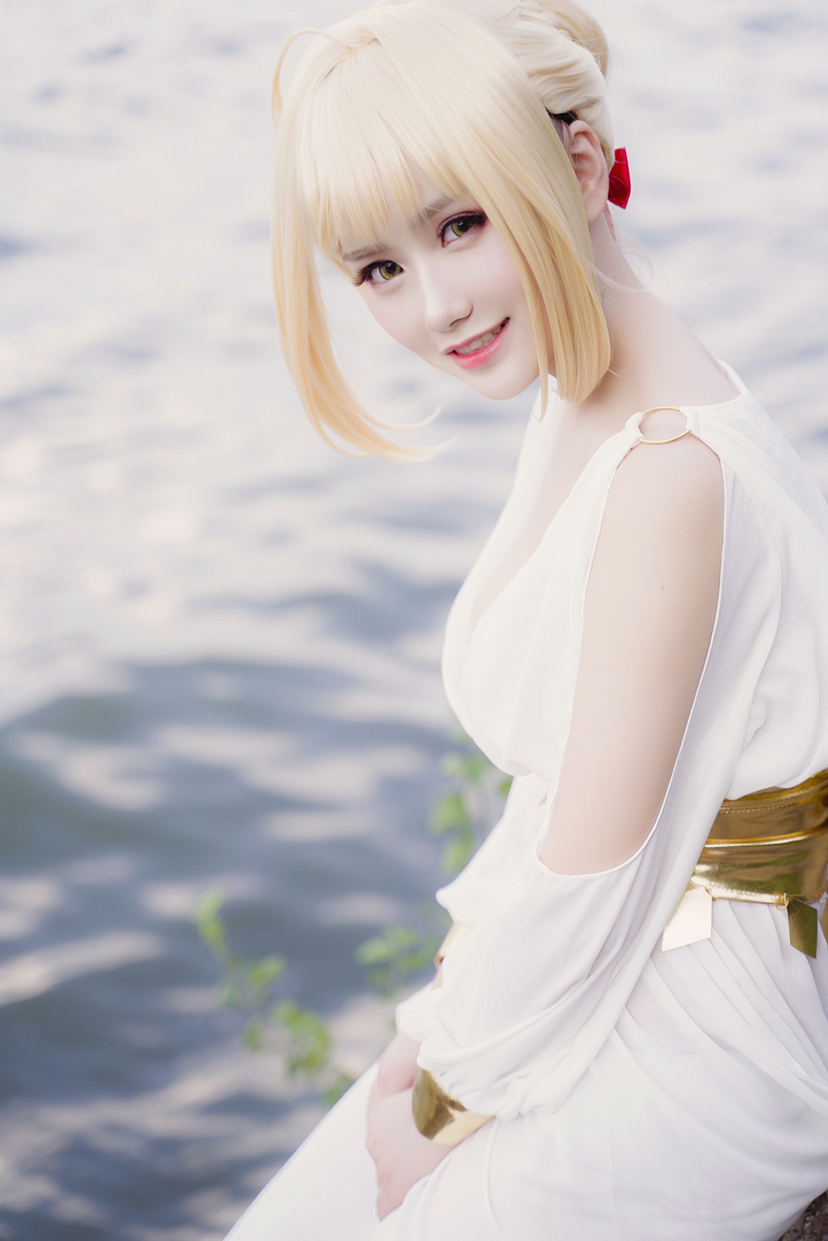 图片[34]-甜美女神 白裙飘逸难以抵挡的诱惑 – COSPLAY-小爱·美女部落