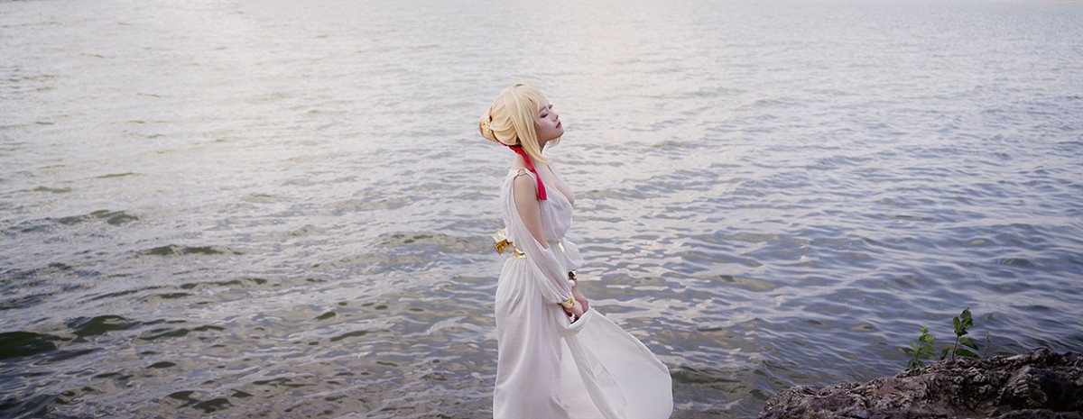图片[37]-甜美女神 白裙飘逸难以抵挡的诱惑 – COSPLAY-小爱·美女部落