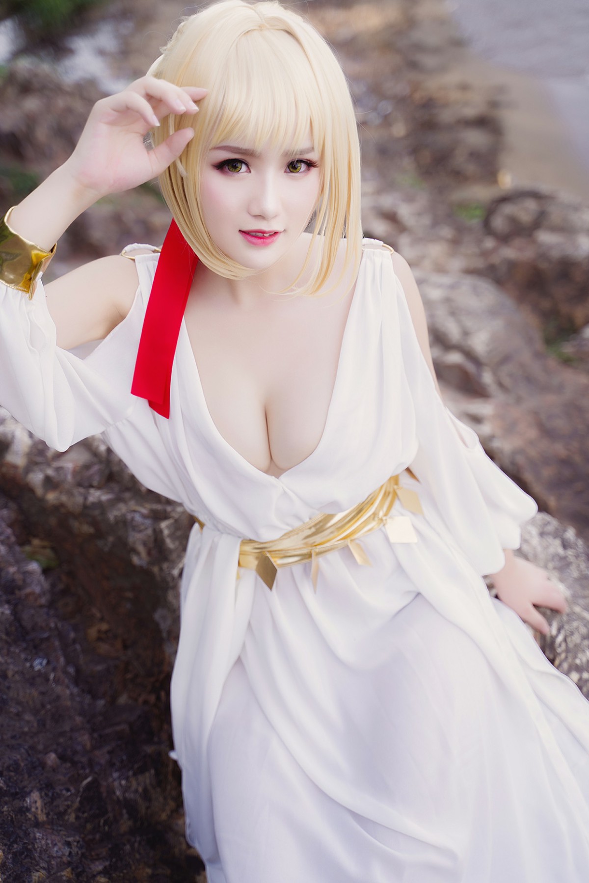 图片[39]-甜美女神 白裙飘逸难以抵挡的诱惑 – COSPLAY-小爱·美女部落