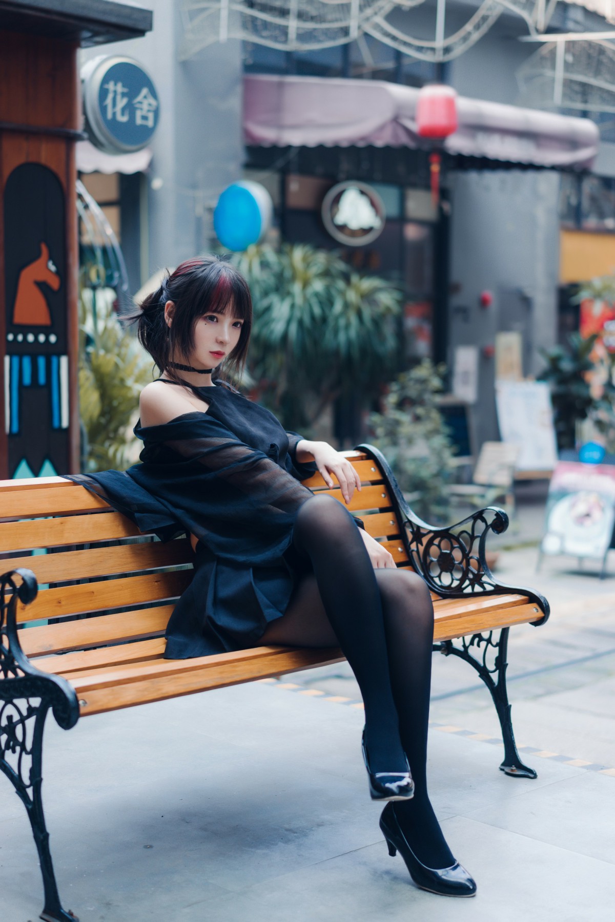 图片[10]-疯猫ss – 黑丝复古 – COSPLAY-小爱·美女部落