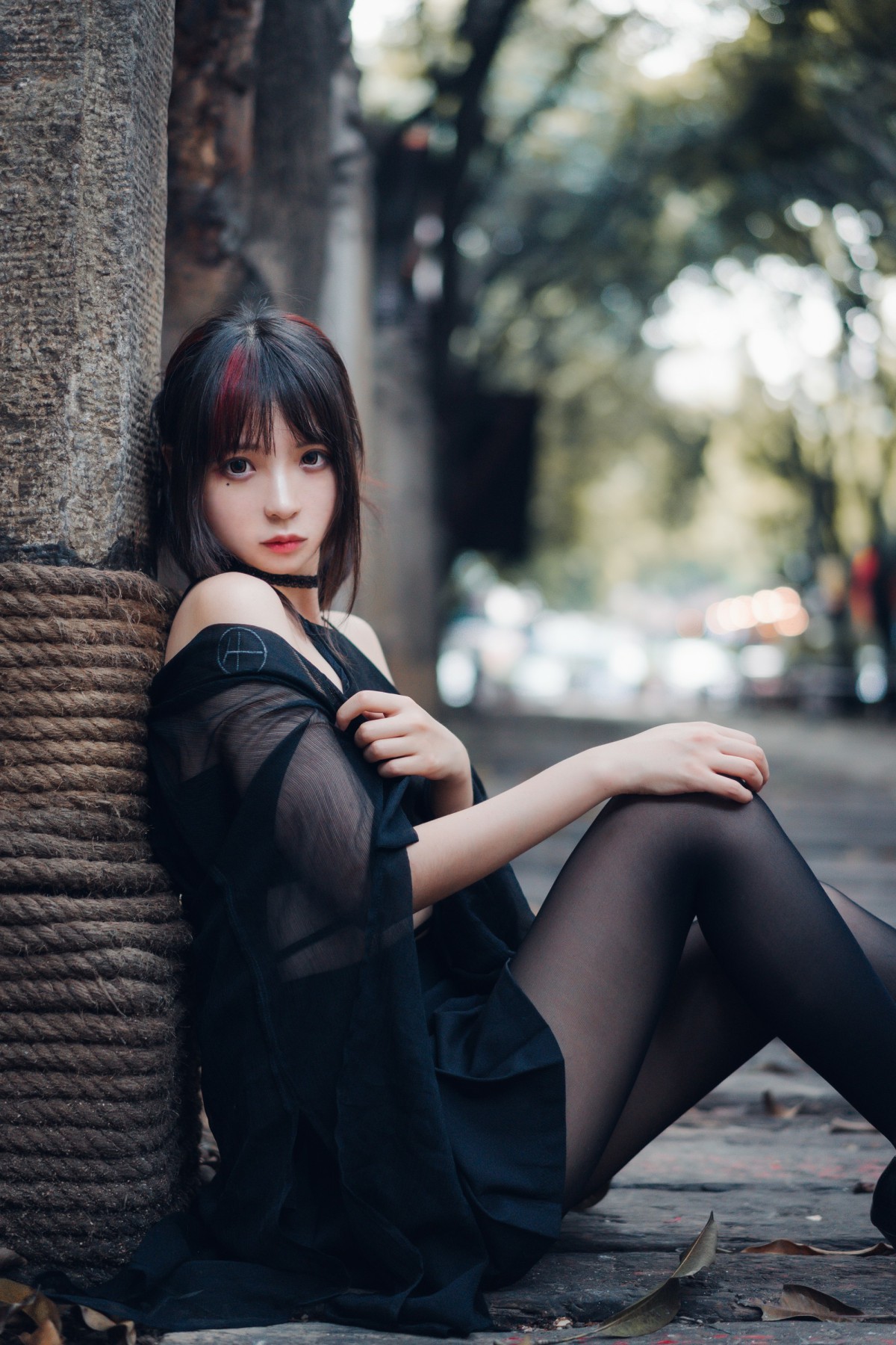 图片[11]-疯猫ss – 黑丝复古 – COSPLAY-小爱·美女部落