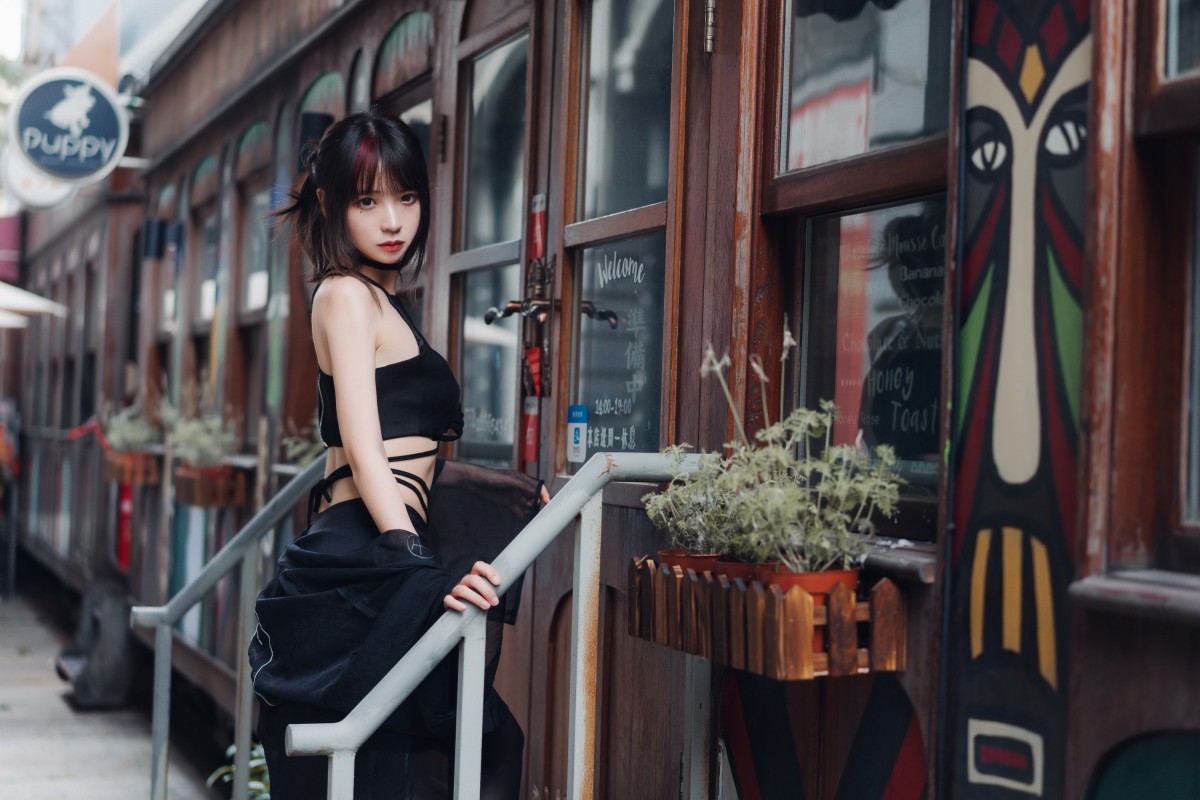 图片[14]-疯猫ss – 黑丝复古 – COSPLAY-小爱·美女部落