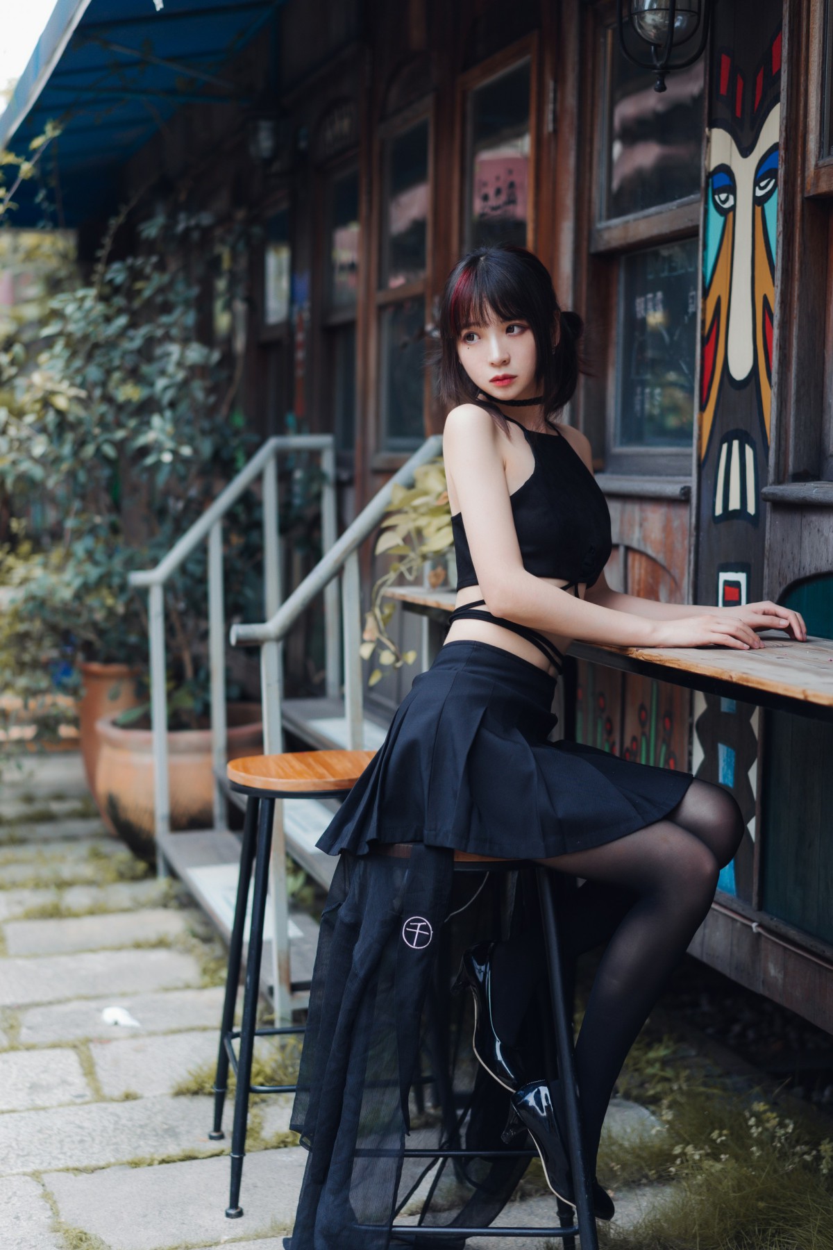 图片[15]-疯猫ss – 黑丝复古 – COSPLAY-小爱·美女部落