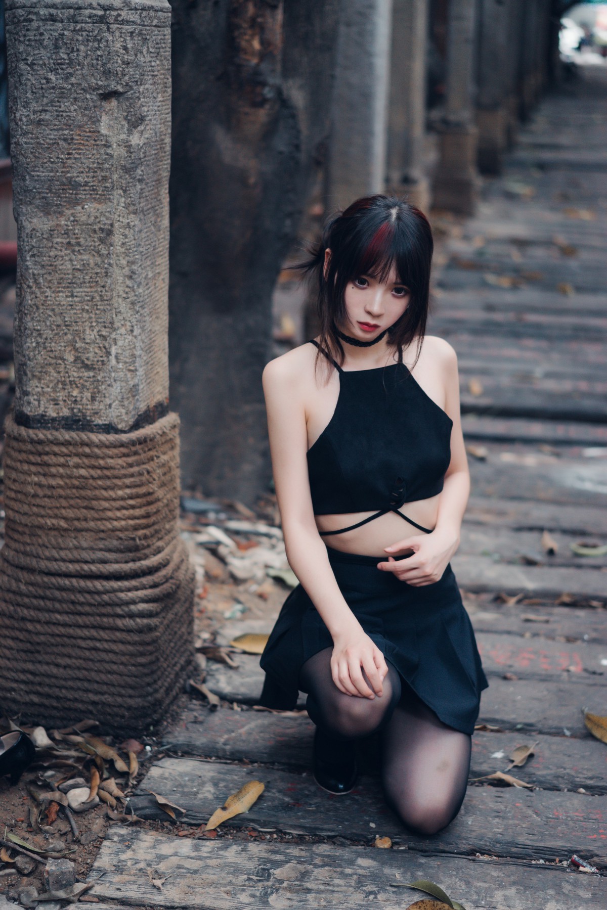 图片[16]-疯猫ss – 黑丝复古 – COSPLAY-小爱·美女部落
