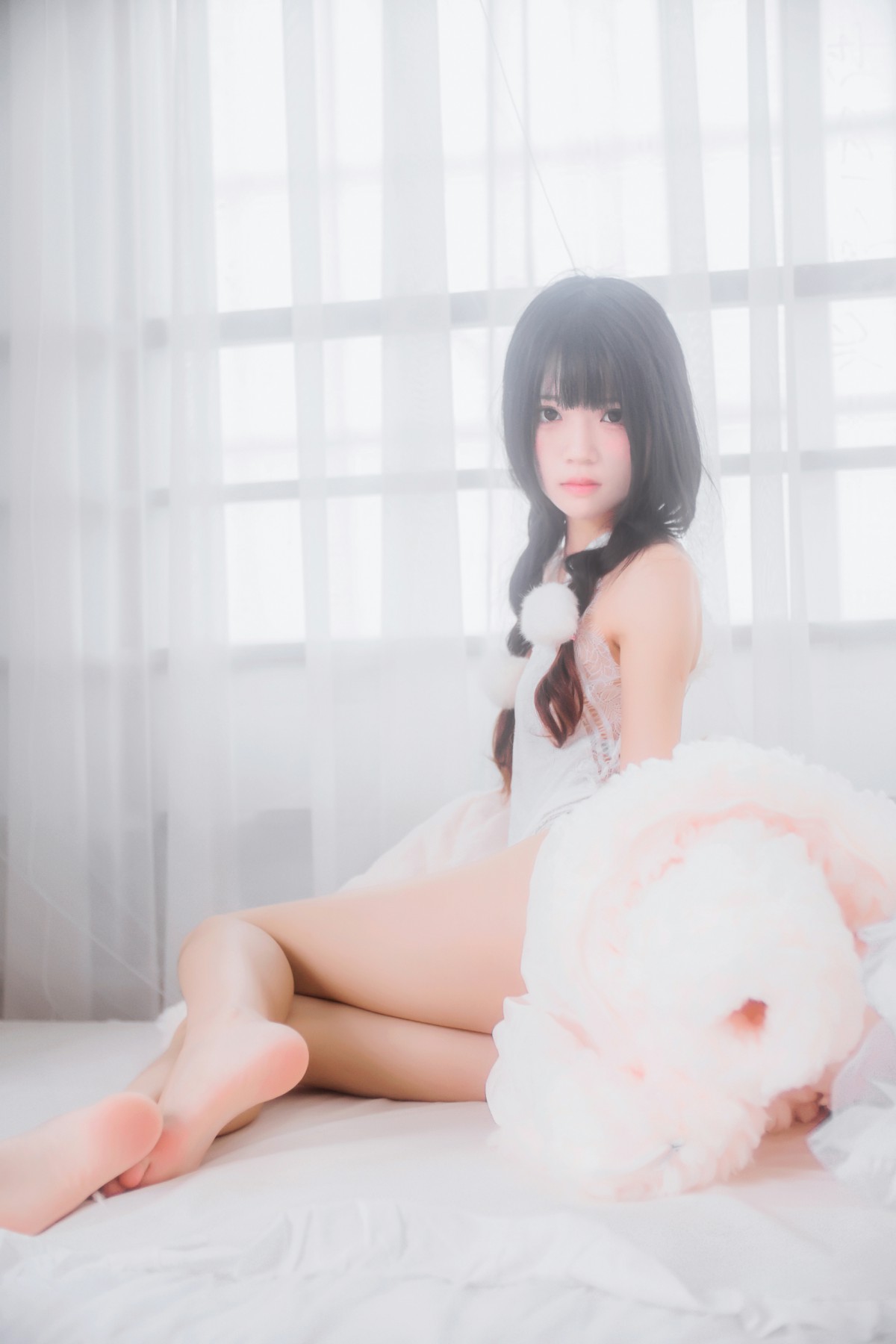 萝莉风COS 桜桃喵 – 纯白私房 – COSPLAY-小爱·美女部落