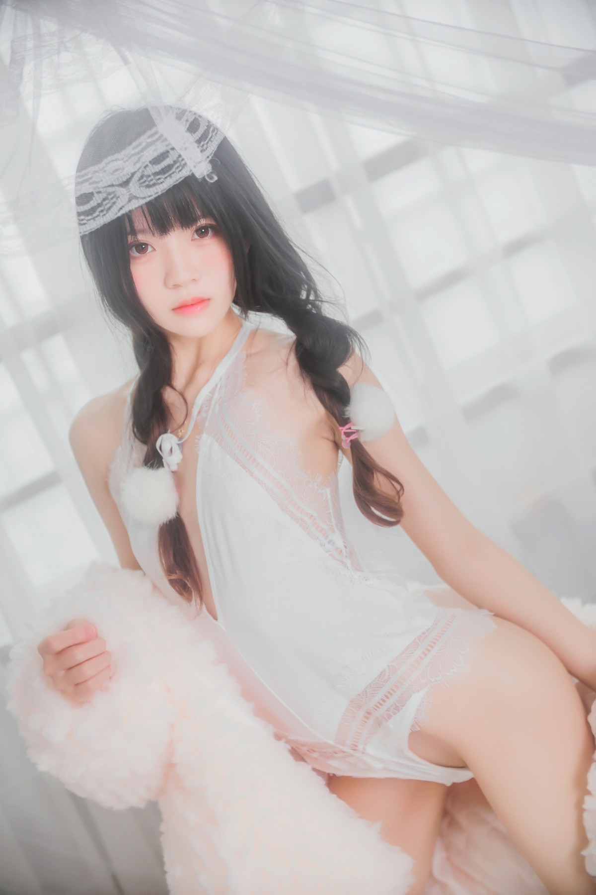 图片[14]-萝莉风COS 桜桃喵 – 纯白私房 – COSPLAY-小爱·美女部落