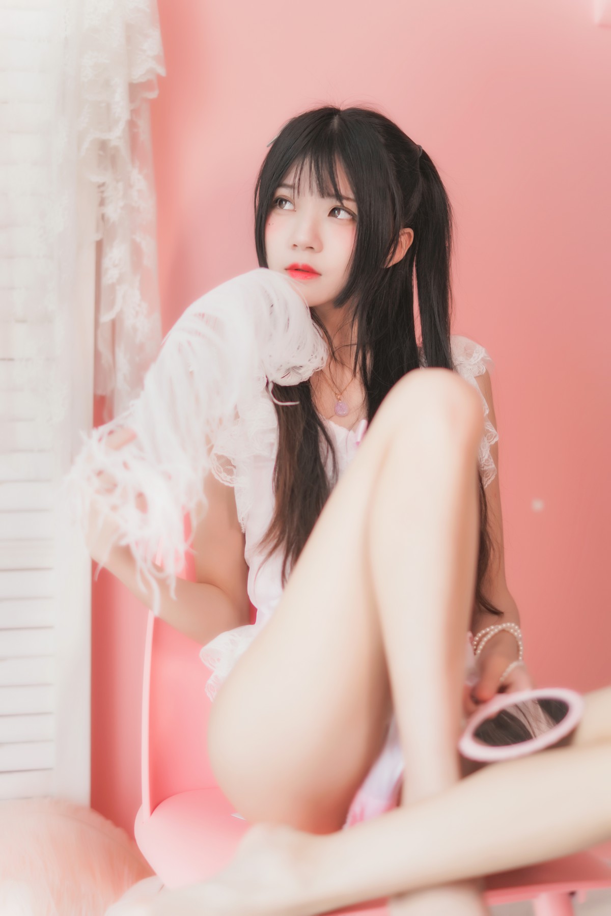 图片[2]-萝莉风COS 桜桃喵 –粉色浴缸 – COSPLAY-小爱·美女部落