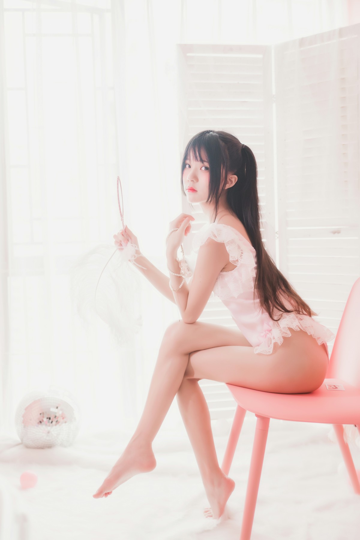 图片[4]-萝莉风COS 桜桃喵 –粉色浴缸 – COSPLAY-小爱·美女部落