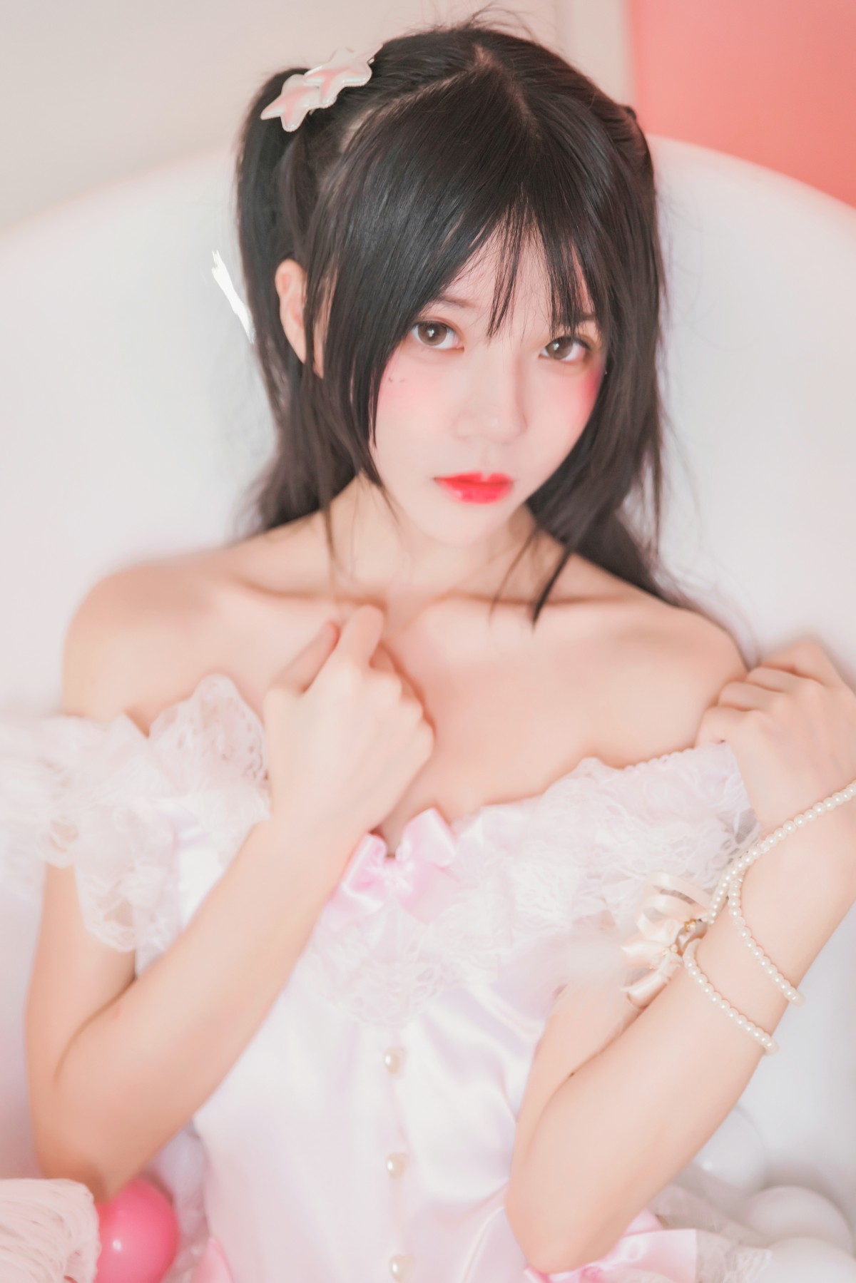 图片[12]-萝莉风COS 桜桃喵 –粉色浴缸 – COSPLAY-小爱·美女部落