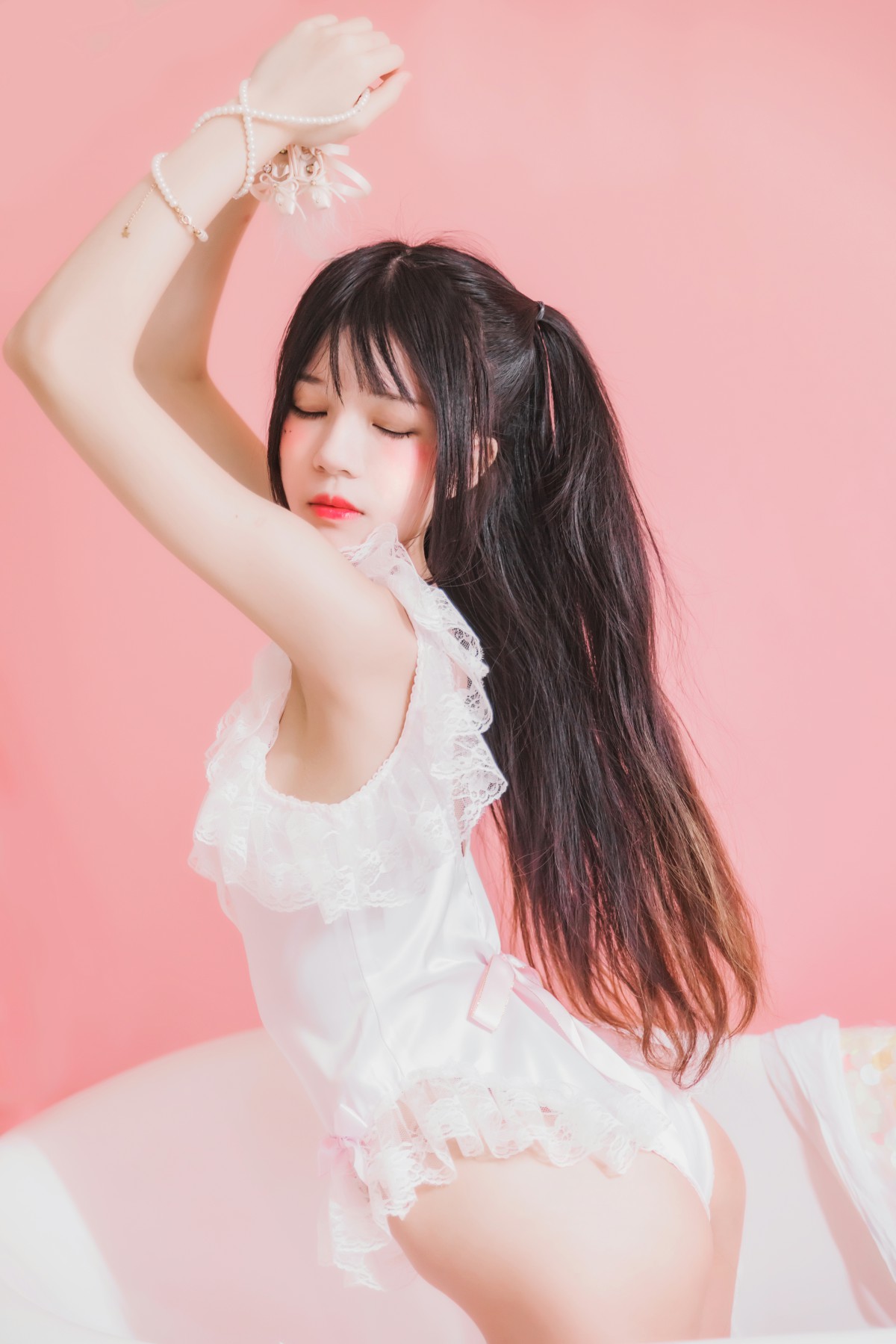 图片[21]-萝莉风COS 桜桃喵 –粉色浴缸 – COSPLAY-小爱·美女部落