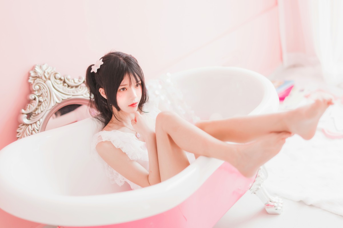 图片[28]-萝莉风COS 桜桃喵 –粉色浴缸 – COSPLAY-小爱·美女部落
