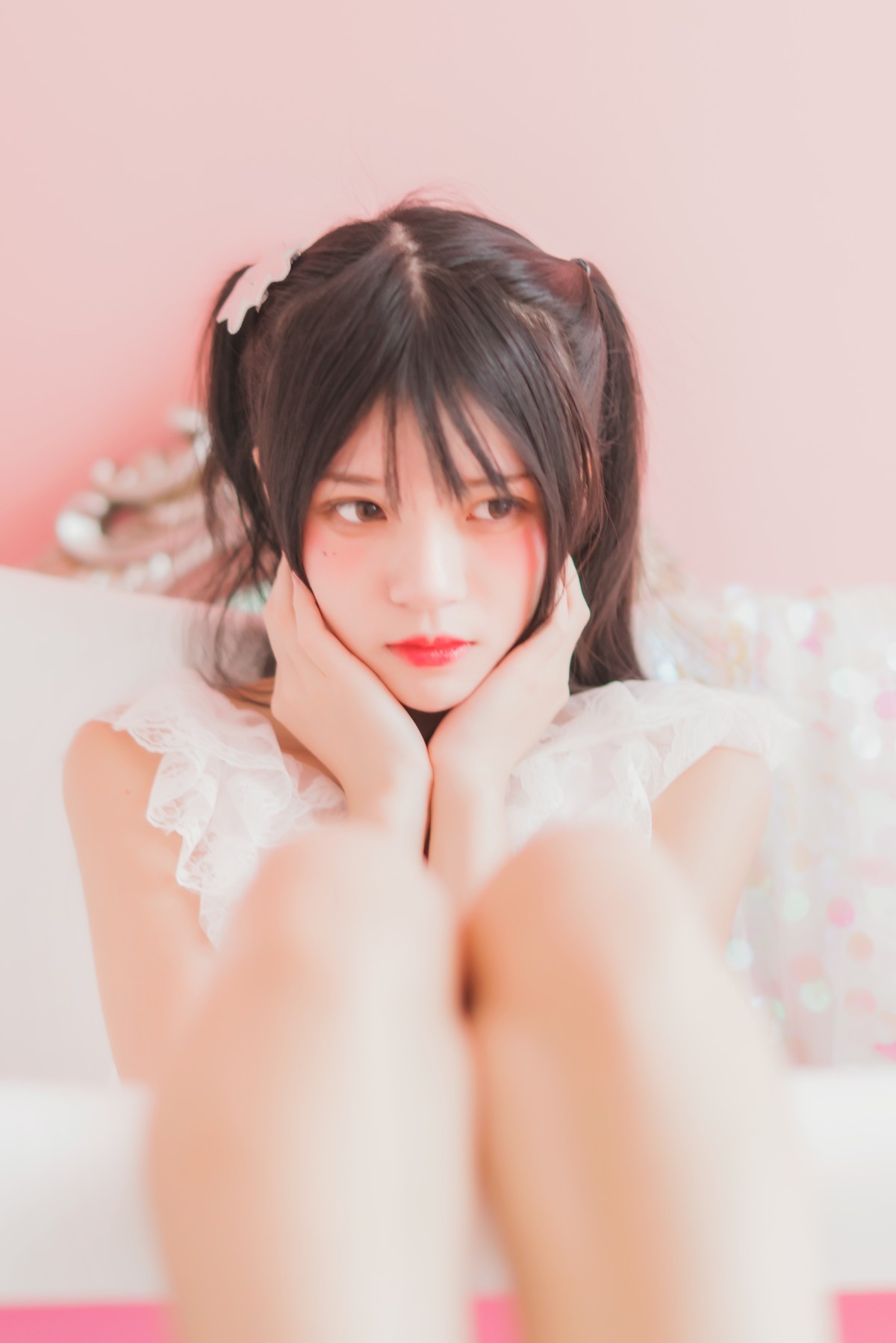 图片[31]-萝莉风COS 桜桃喵 –粉色浴缸 – COSPLAY-小爱·美女部落