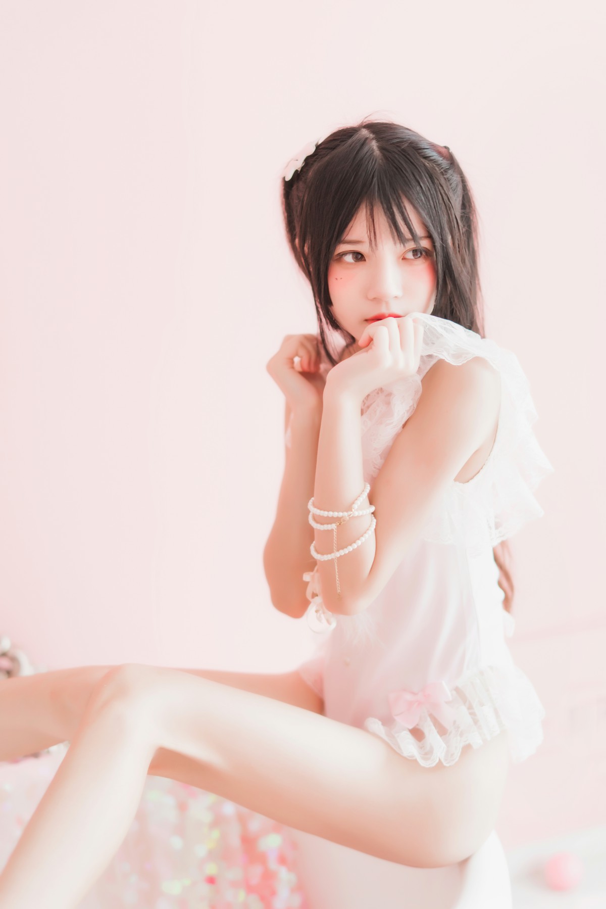 图片[43]-萝莉风COS 桜桃喵 –粉色浴缸 – COSPLAY-小爱·美女部落