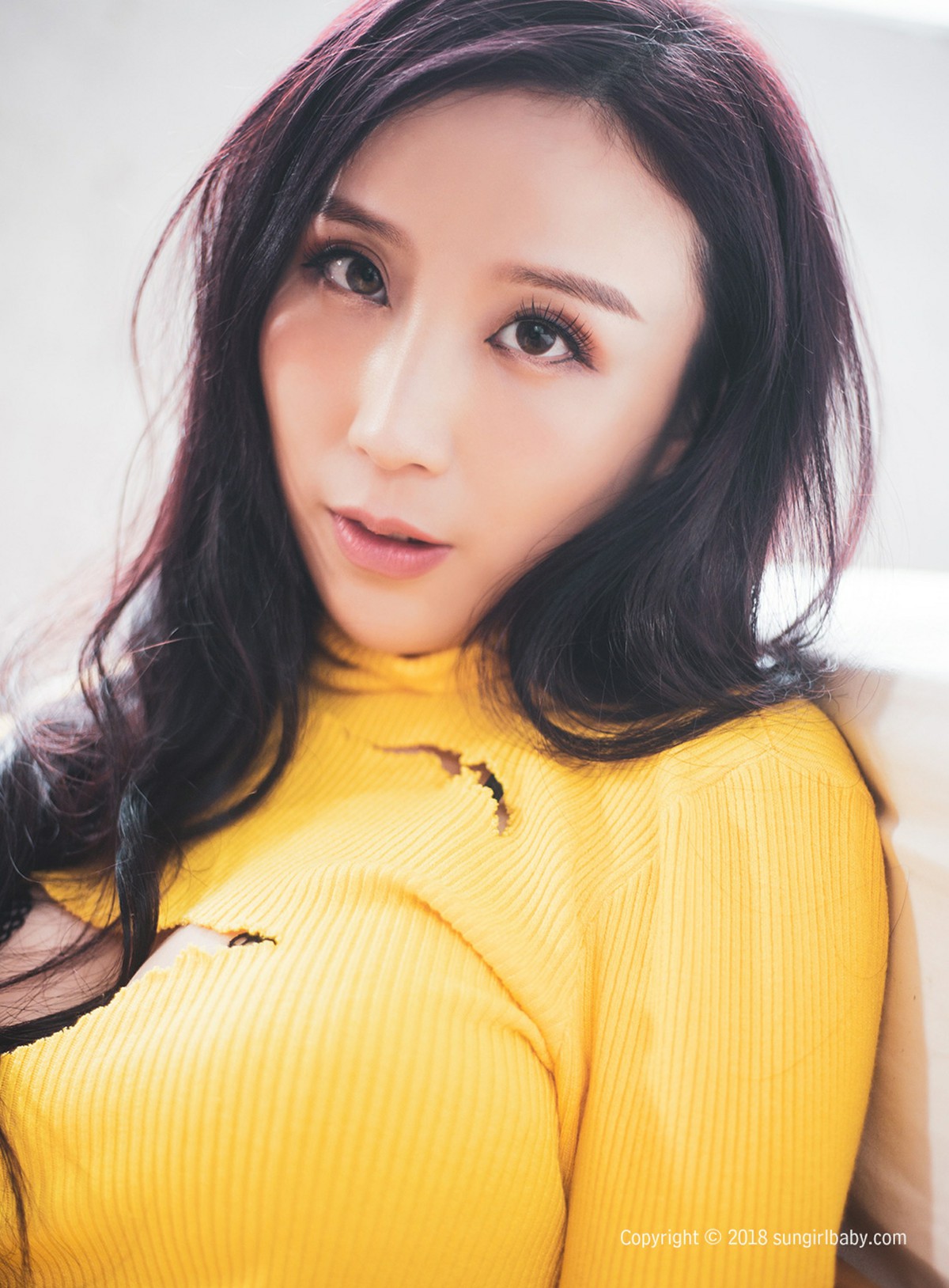 图片[6]-[SUNGIRL阳光宝贝]NO.007 黄色诱惑！蔓蔓恋上你写真 黄蔓蔓Irenea – COSPLAY-小爱·美女部落