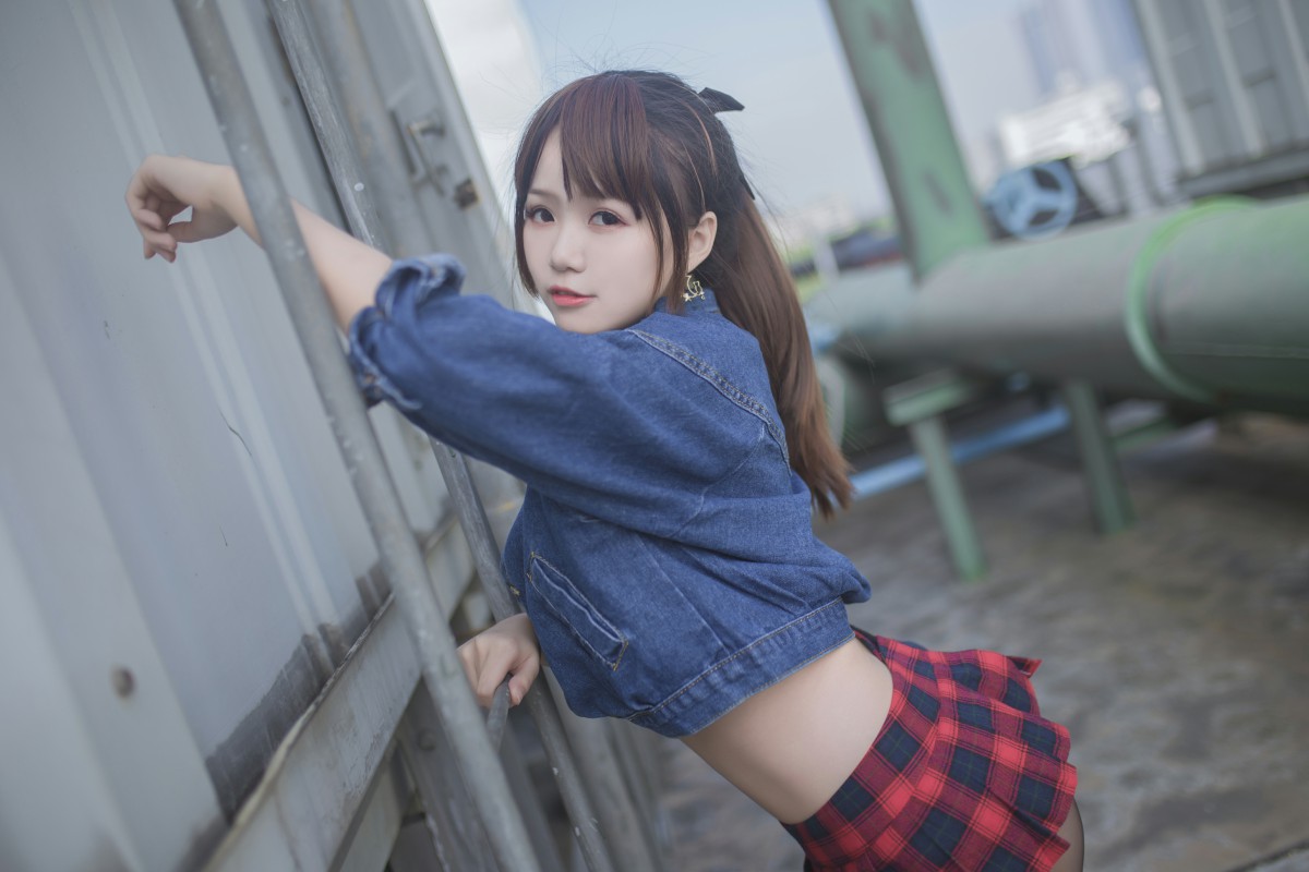 图片[2]-性感人气COSER Yoko宅夏Cos – 红色格子 – COSPLAY-小爱·美女部落