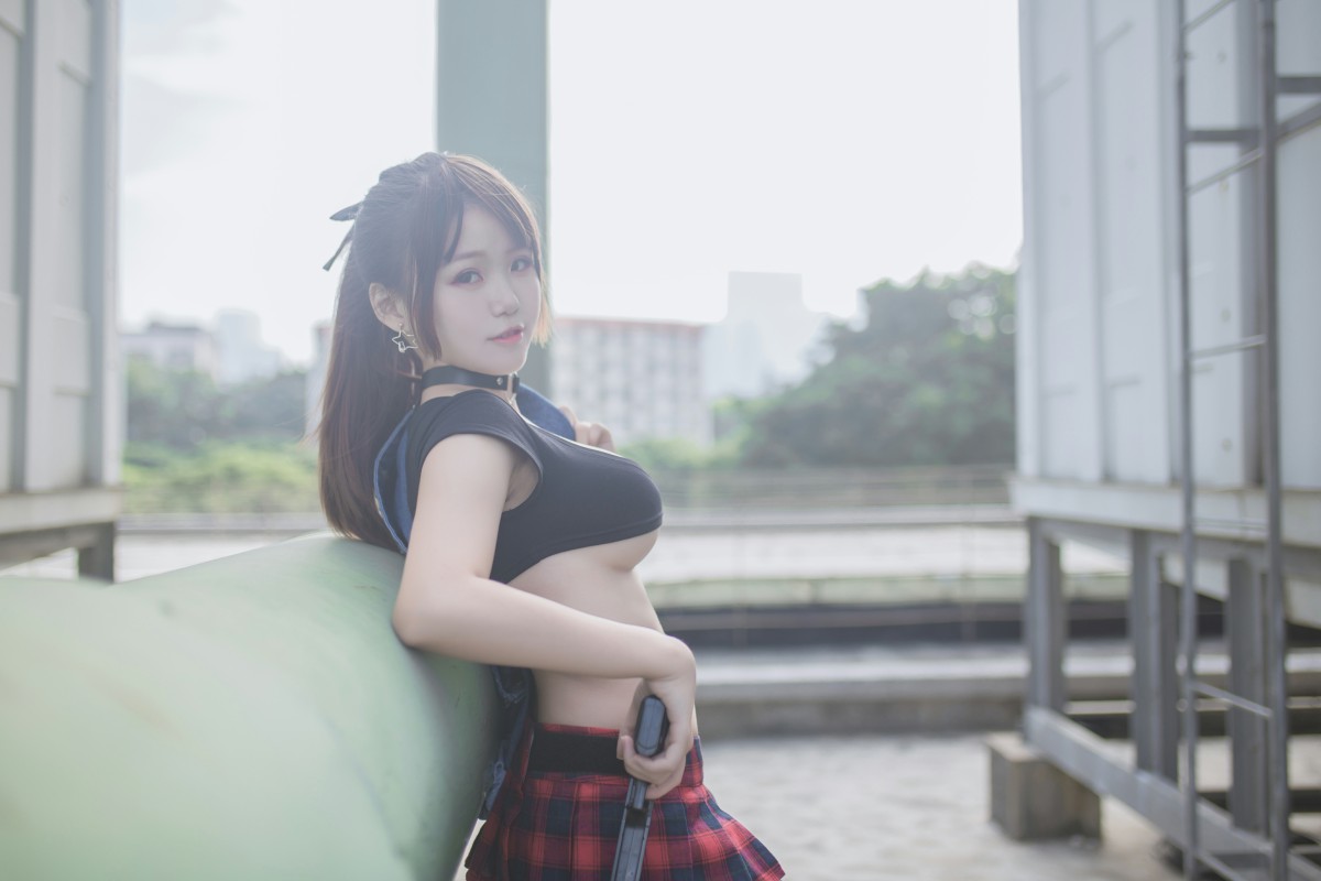 图片[21]-性感人气COSER Yoko宅夏Cos – 红色格子 – COSPLAY-小爱·美女部落