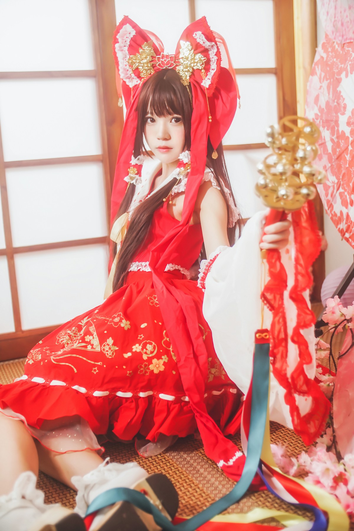 图片[17]-萝莉风COS 桜桃喵 – 灵梦 新年快乐 – COSPLAY-小爱·美女部落