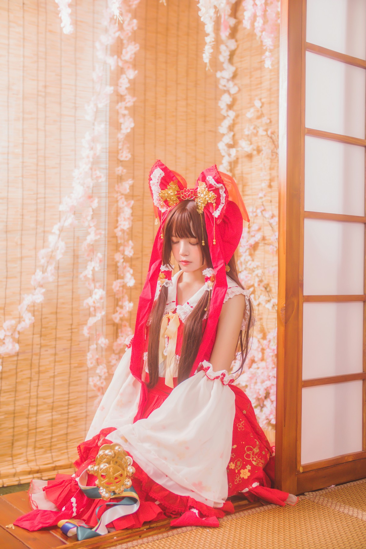 图片[21]-萝莉风COS 桜桃喵 – 灵梦 新年快乐 – COSPLAY-小爱·美女部落