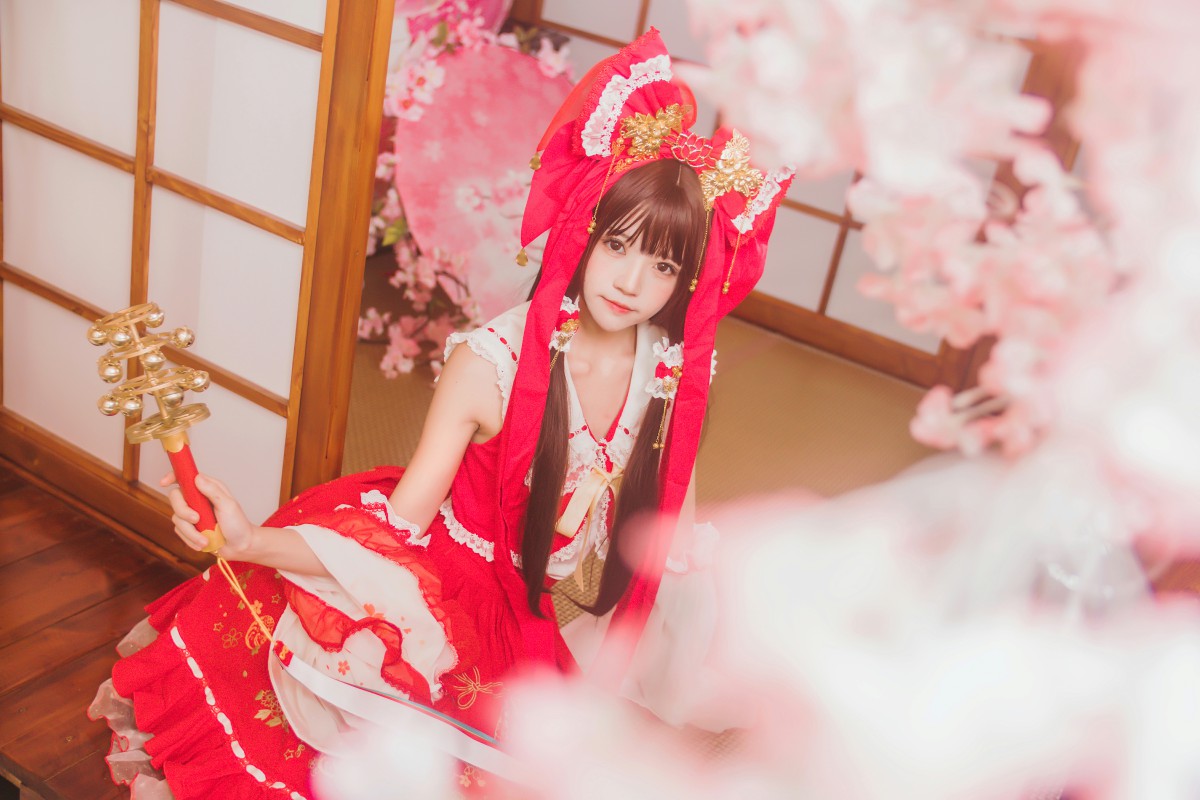 图片[22]-萝莉风COS 桜桃喵 – 灵梦 新年快乐 – COSPLAY-小爱·美女部落
