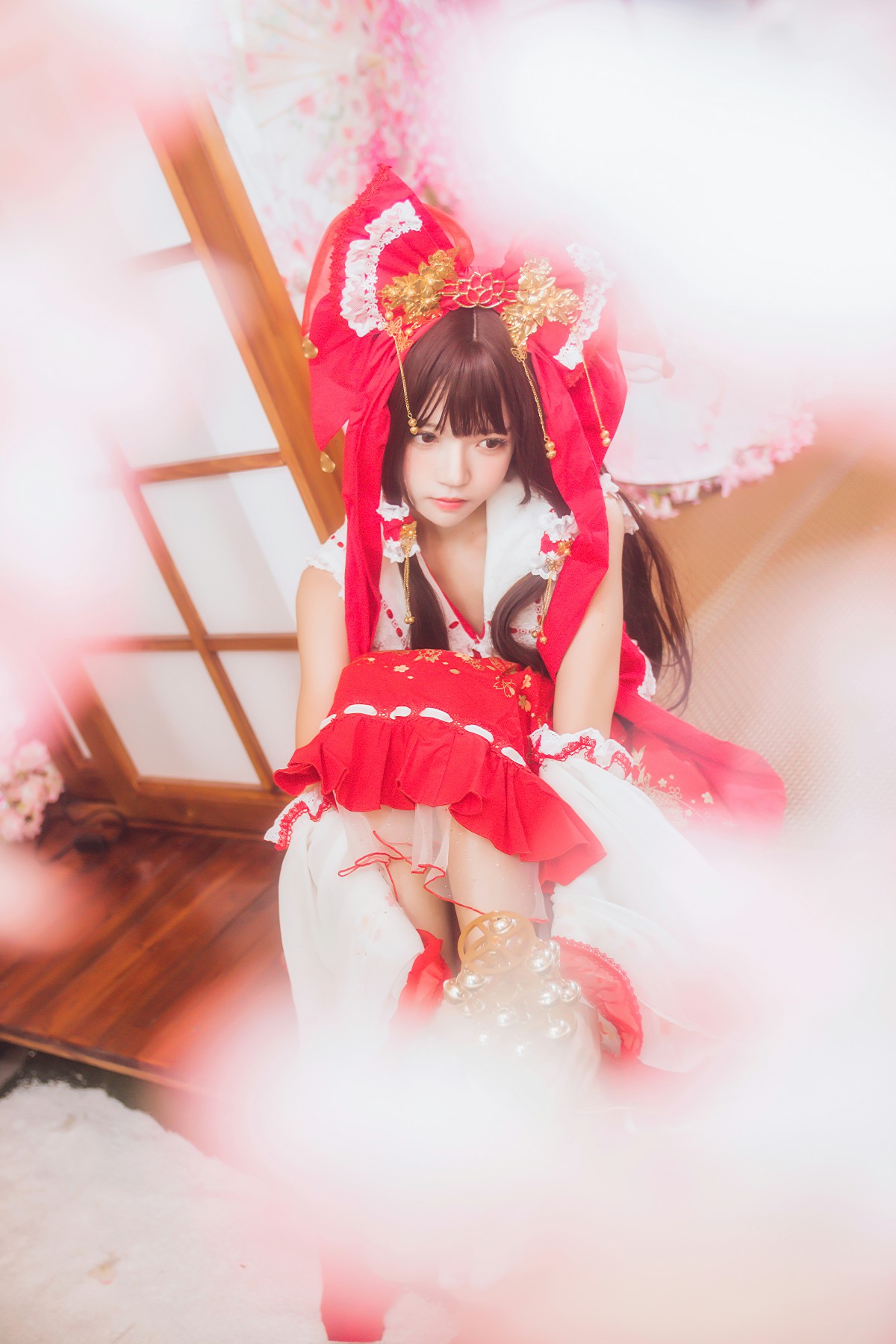 图片[23]-萝莉风COS 桜桃喵 – 灵梦 新年快乐 – COSPLAY-小爱·美女部落