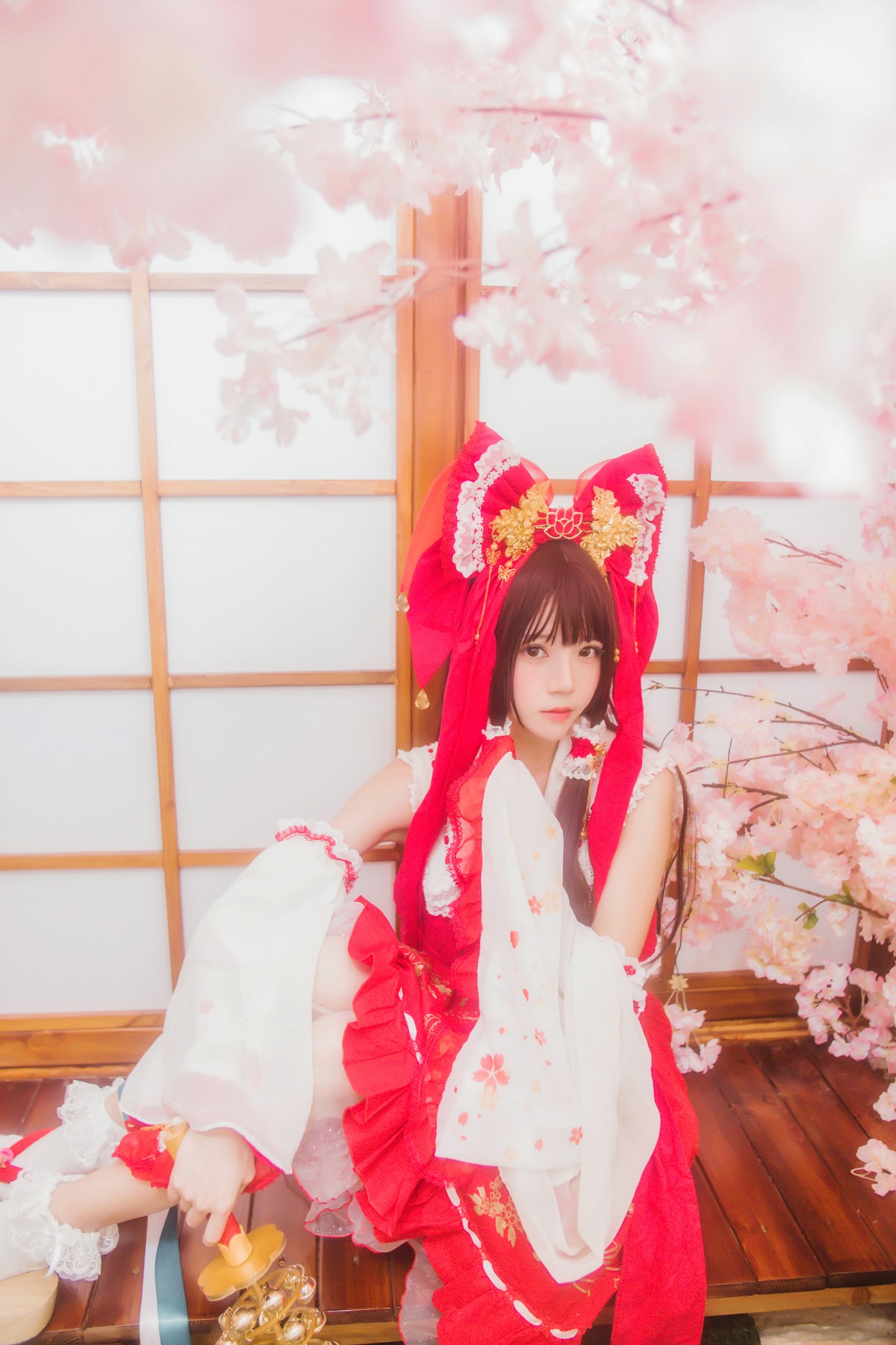 图片[29]-萝莉风COS 桜桃喵 – 灵梦 新年快乐 – COSPLAY-小爱·美女部落