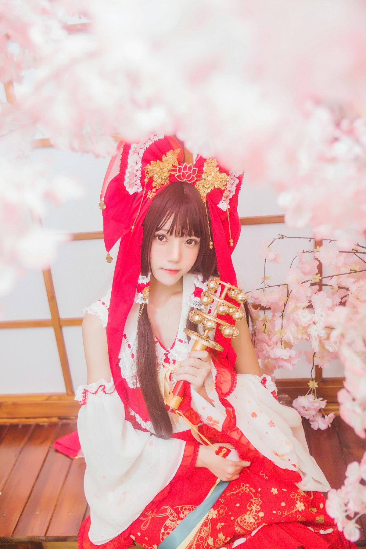 图片[30]-萝莉风COS 桜桃喵 – 灵梦 新年快乐 – COSPLAY-小爱·美女部落