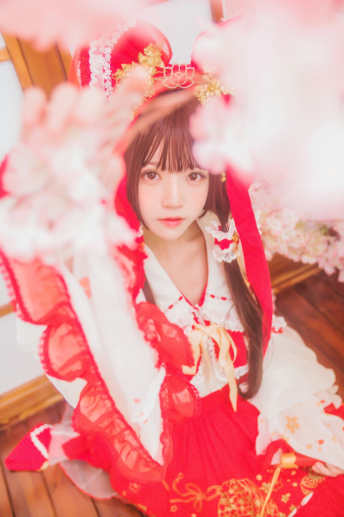 图片[31]-萝莉风COS 桜桃喵 – 灵梦 新年快乐 – COSPLAY-小爱·美女部落