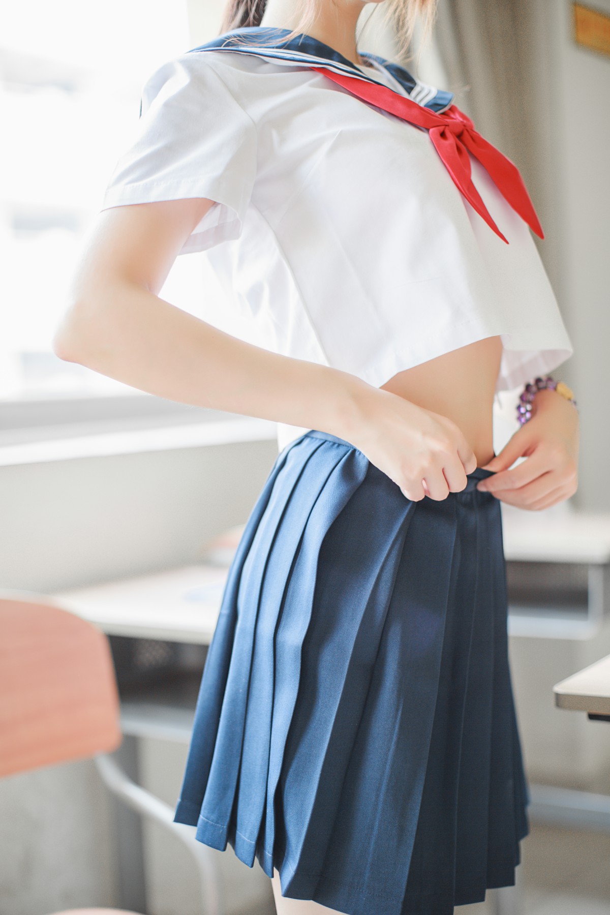 COS美女 疯猫ss – 同桌的水手服 – COSPLAY-小爱·美女部落