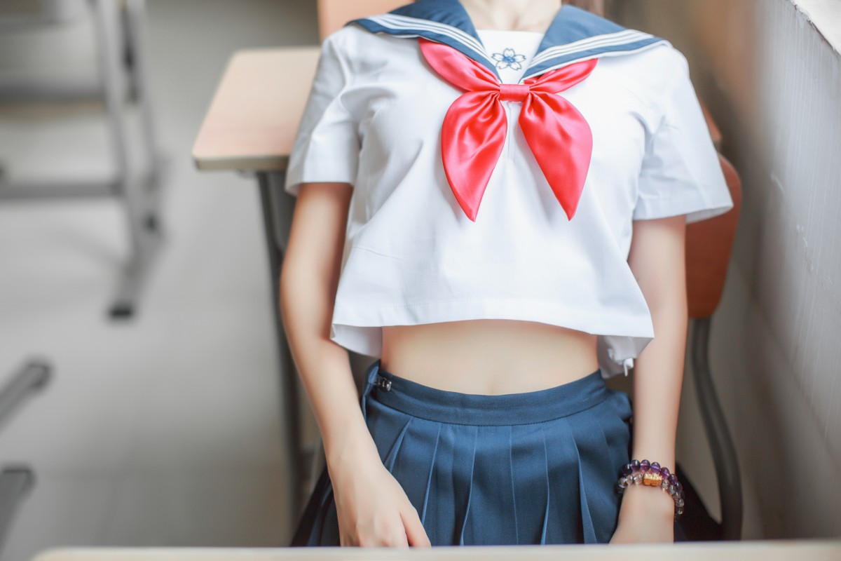 图片[12]-COS美女 疯猫ss – 同桌的水手服 – COSPLAY-小爱·美女部落