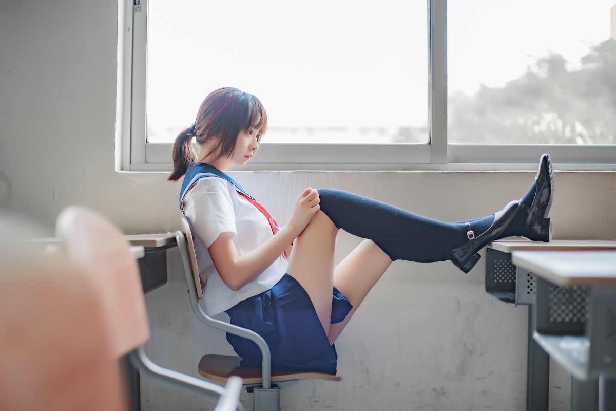 图片[21]-COS美女 疯猫ss – 同桌的水手服 – COSPLAY-小爱·美女部落