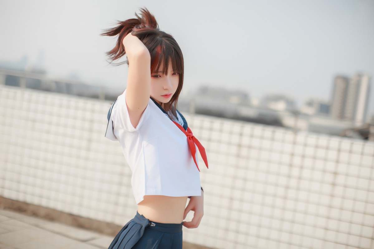 图片[33]-COS美女 疯猫ss – 同桌的水手服 – COSPLAY-小爱·美女部落