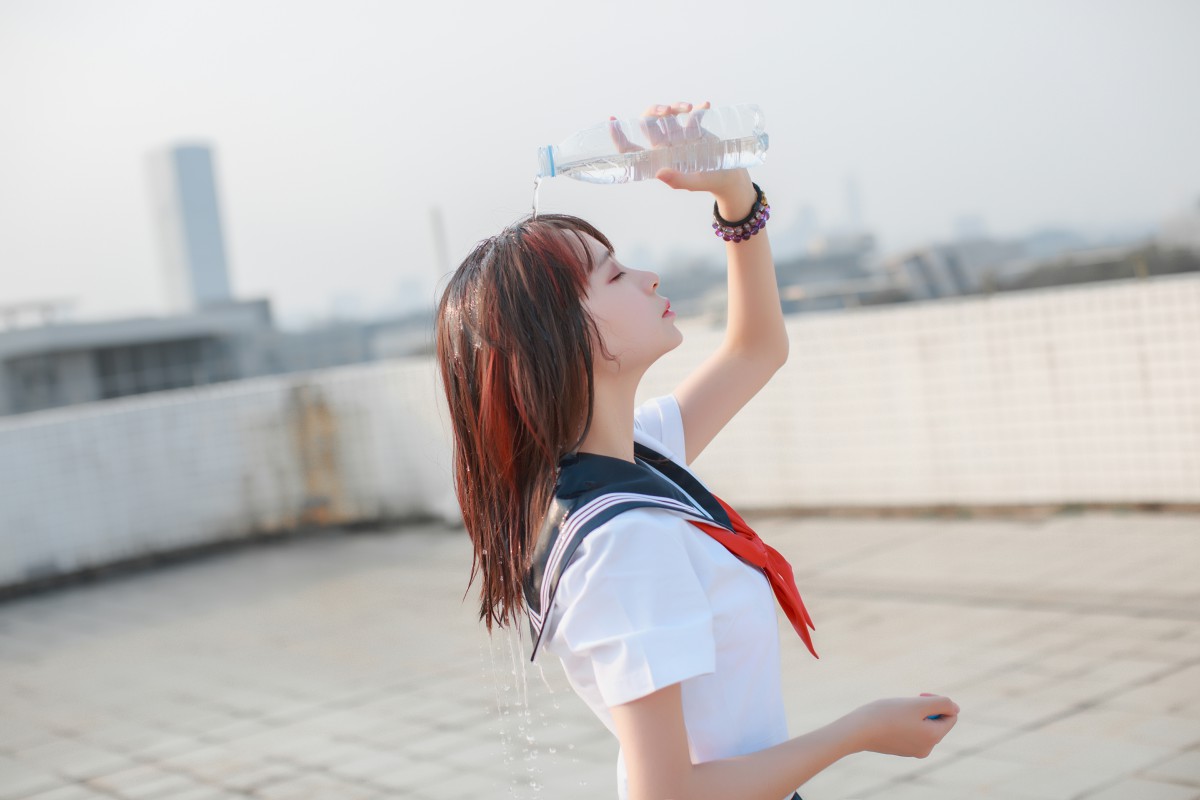 图片[34]-COS美女 疯猫ss – 同桌的水手服 – COSPLAY-小爱·美女部落