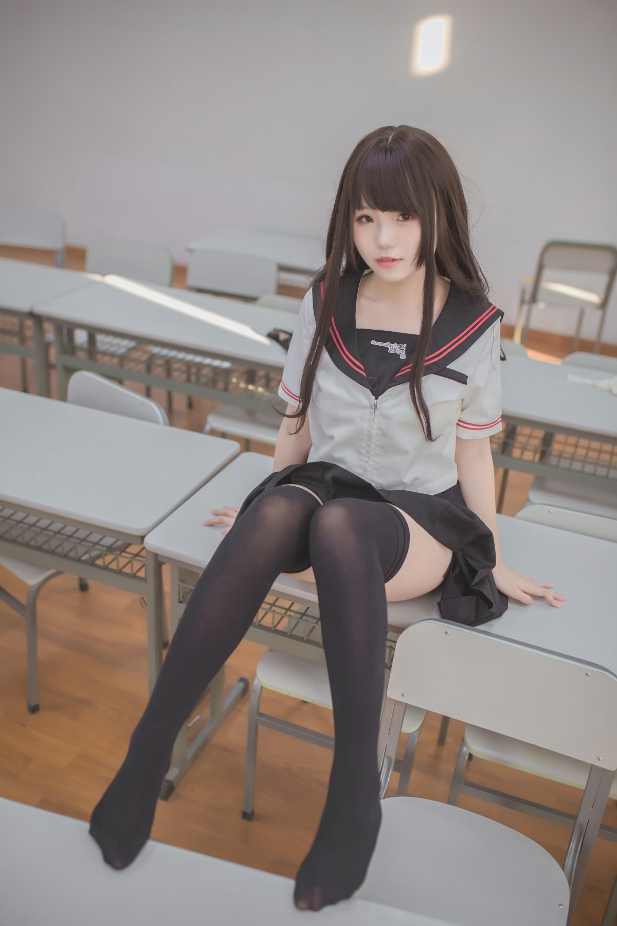 图片[7]-性感人气COSER Yoko宅夏Cos – 黑丝JK – COSPLAY-小爱·美女部落