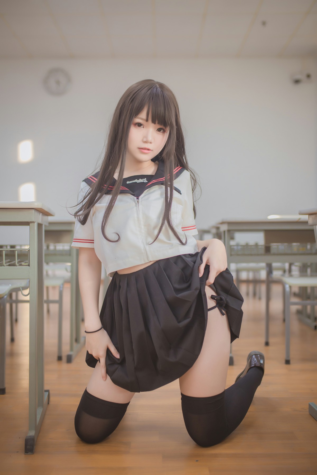 图片[11]-性感人气COSER Yoko宅夏Cos – 黑丝JK – COSPLAY-小爱·美女部落