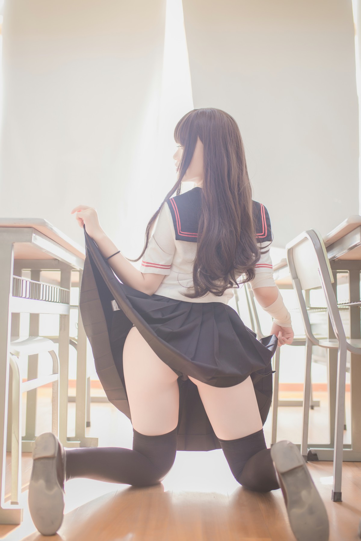 图片[14]-性感人气COSER Yoko宅夏Cos – 黑丝JK – COSPLAY-小爱·美女部落