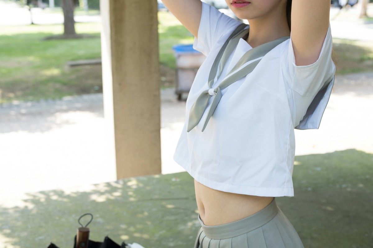 [森萝财团]R15-026JK白丝户外 – COSPLAY-小爱·美女部落