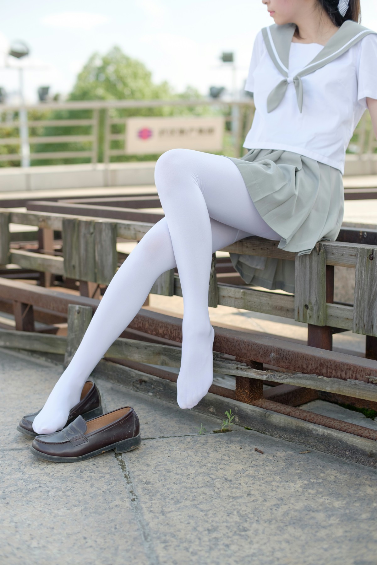图片[14]-[森萝财团]R15-026JK白丝户外 – COSPLAY-小爱·美女部落