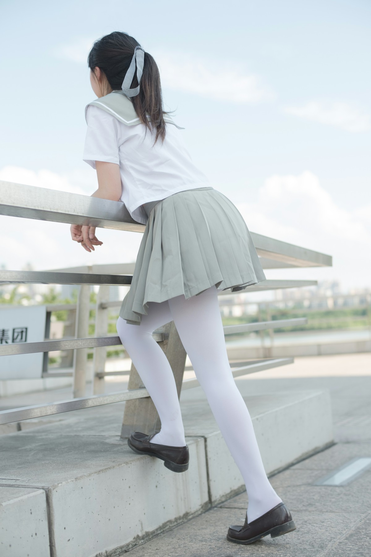 图片[21]-[森萝财团]R15-026JK白丝户外 – COSPLAY-小爱·美女部落