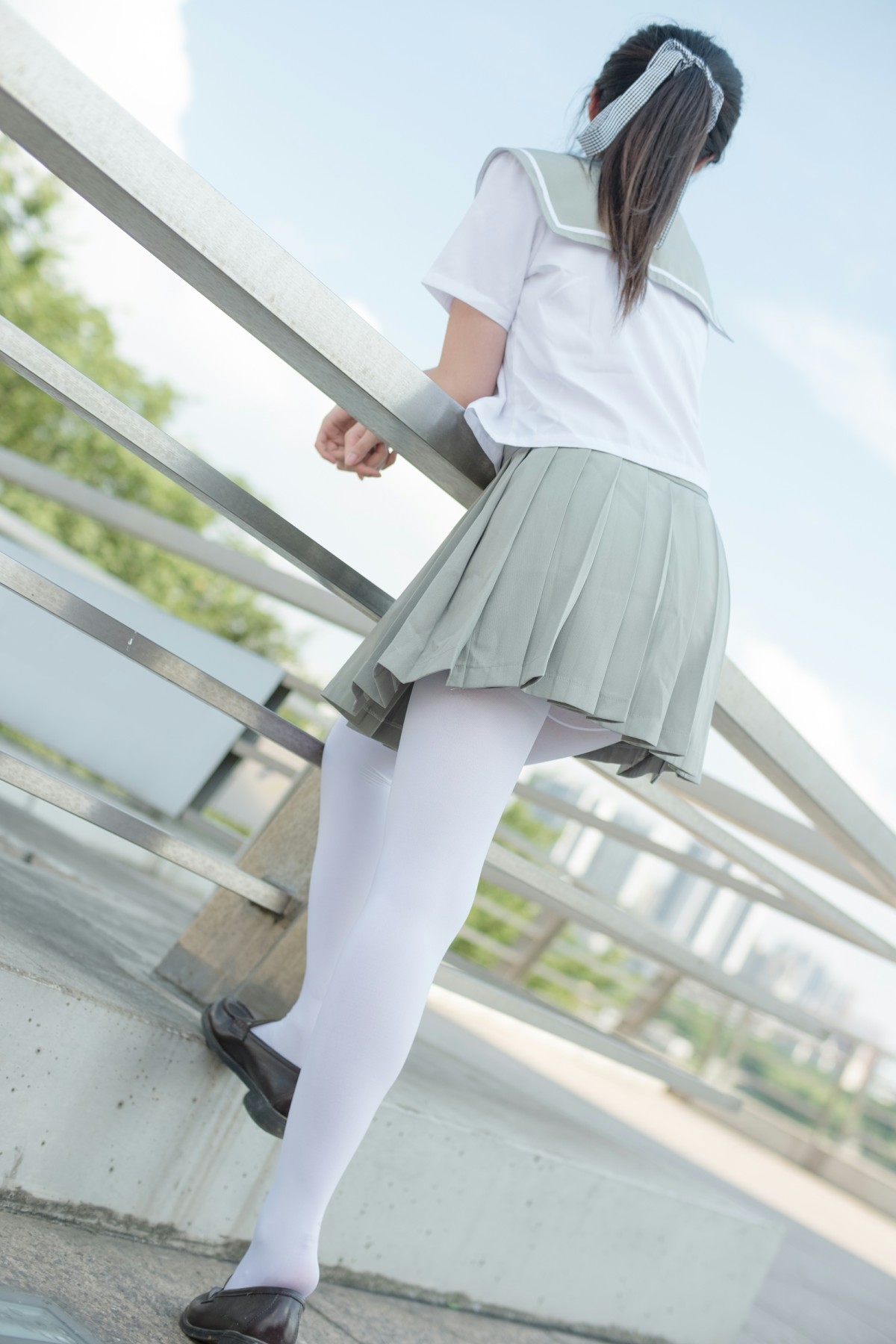 图片[23]-[森萝财团]R15-026JK白丝户外 – COSPLAY-小爱·美女部落