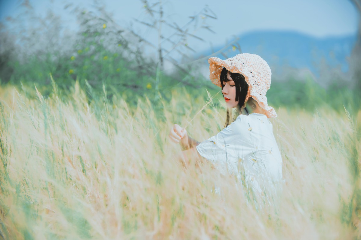 图片[10]-萝莉风COS 桜桃喵 – 田野 – COSPLAY-小爱·美女部落