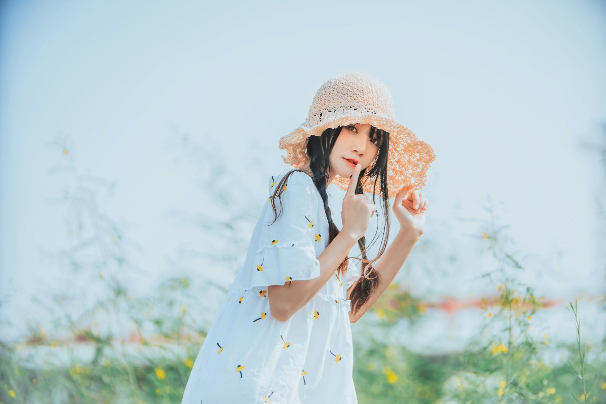 图片[24]-萝莉风COS 桜桃喵 – 田野 – COSPLAY-小爱·美女部落