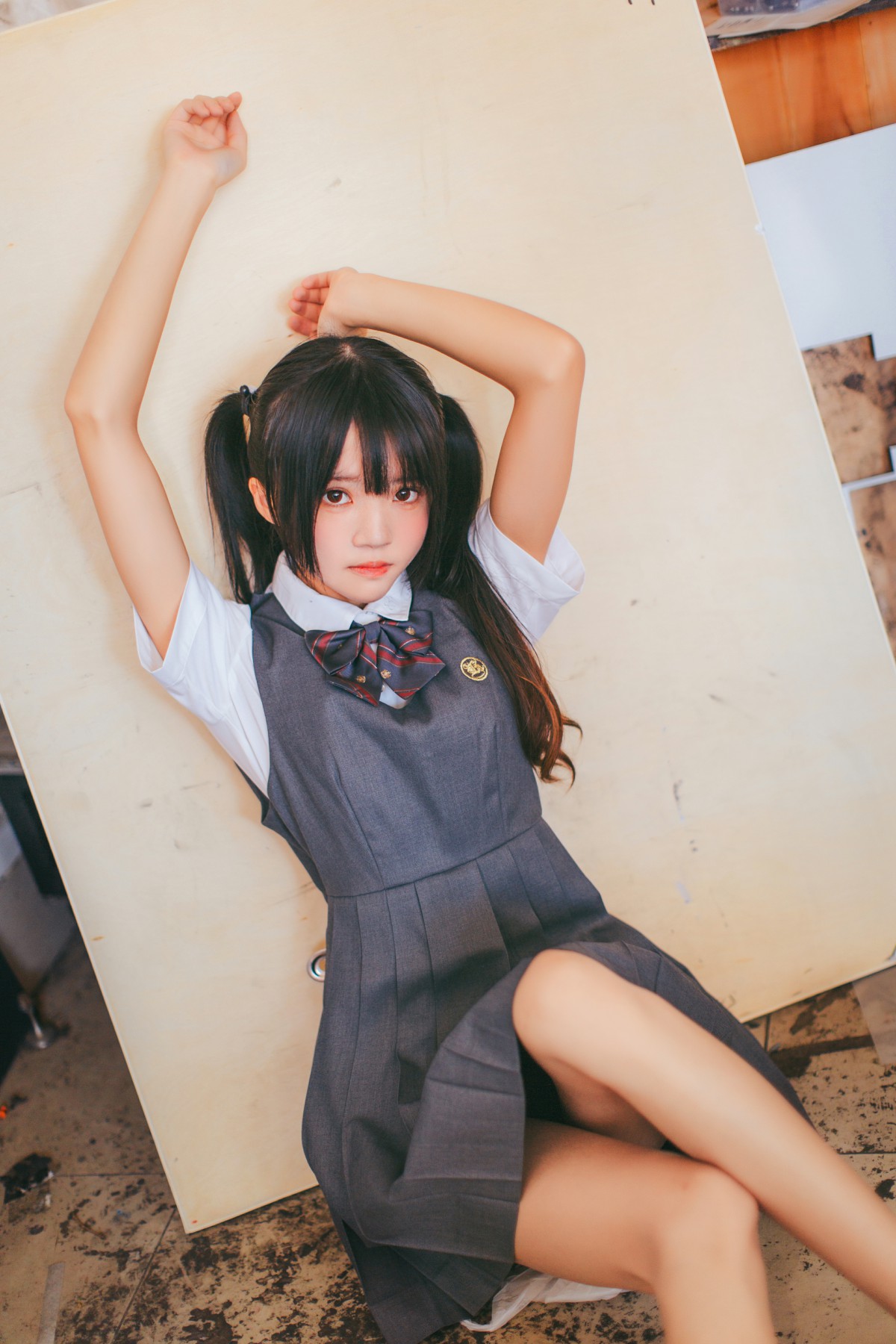 图片[11]-萝莉风COS 桜桃喵 – 画室少女 – COSPLAY-小爱·美女部落