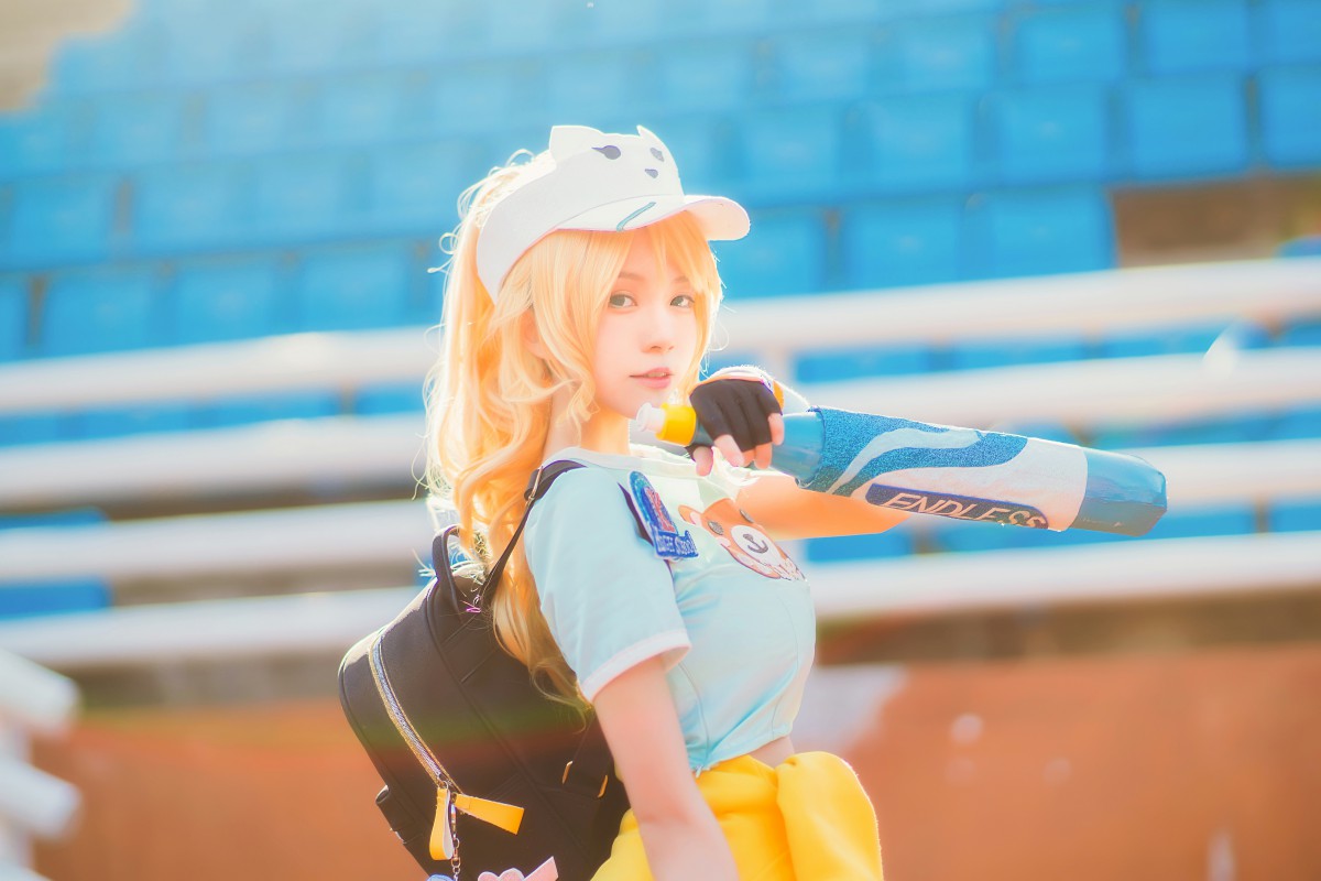 图片[5]-萝莉风COS 桜桃喵 – 花木兰青春决赛季 – COSPLAY-小爱·美女部落