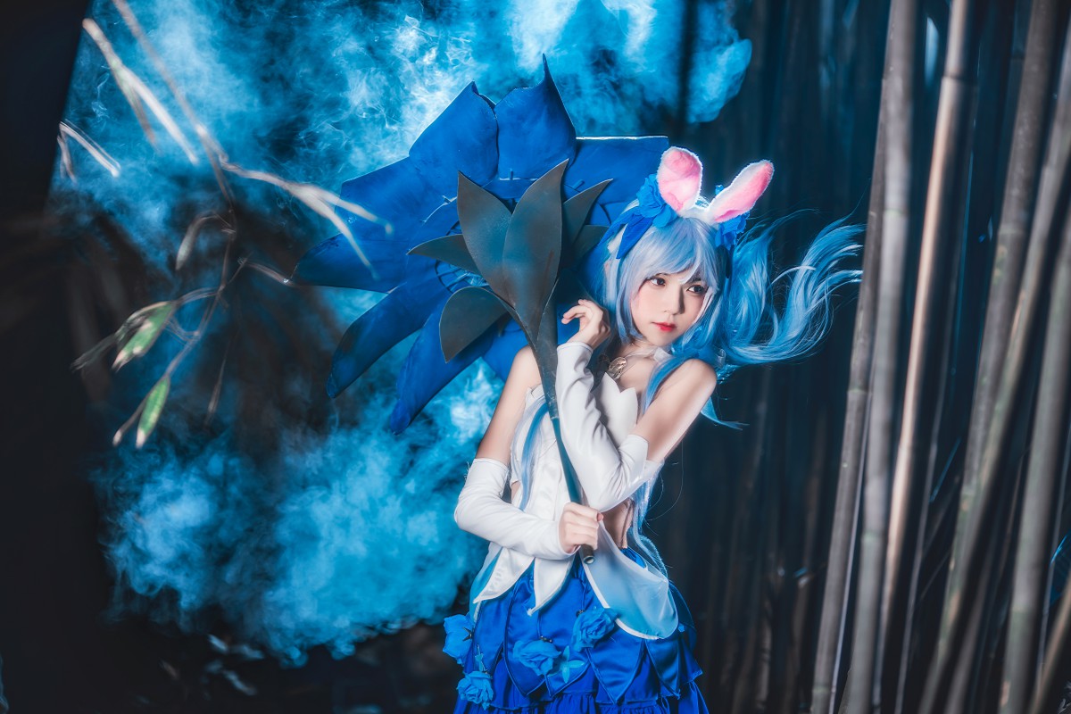 图片[10]-萝莉风COS 桜桃喵 – 花间舞 – COSPLAY-小爱·美女部落